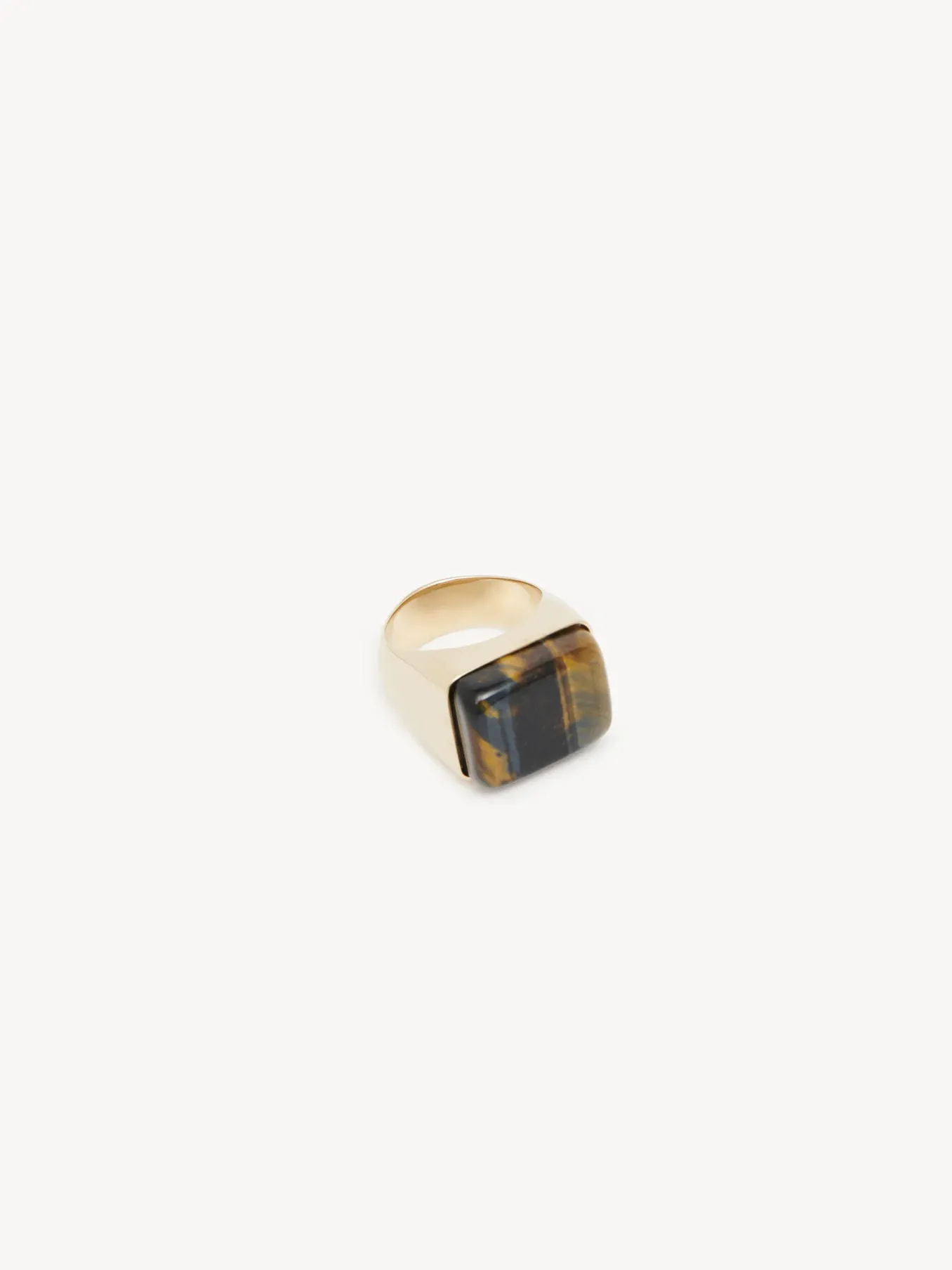 Bijoux-Chloé Bague Nancy Avec Chaine Gold Color