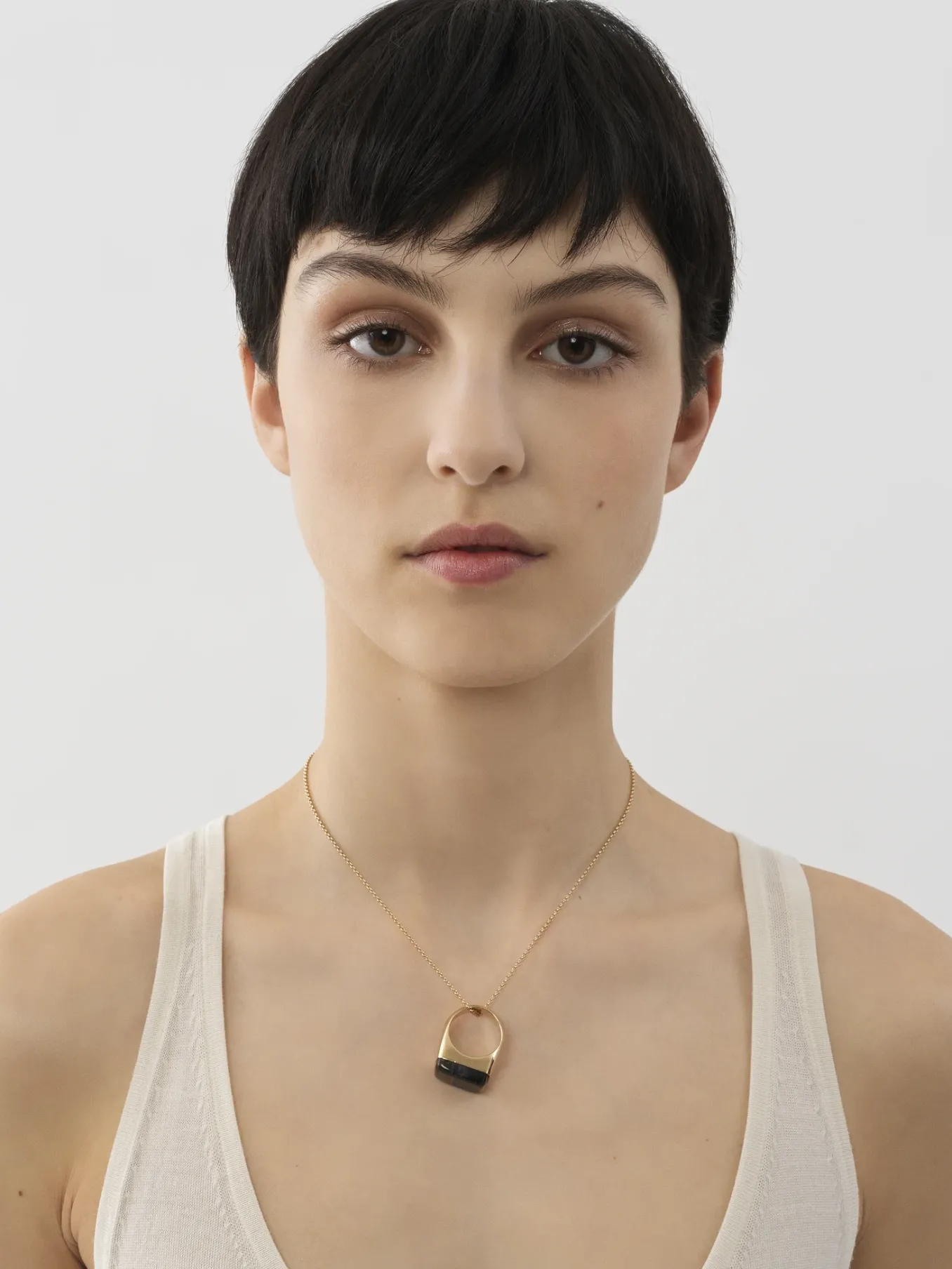 Bijoux-Chloé Bague Nancy Avec Chaine Gold Color