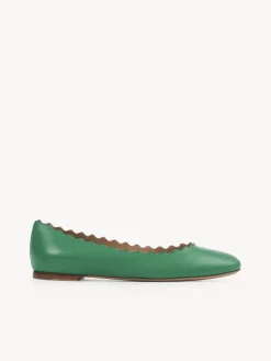 Ballerines Et Escarpins-Chloé Ballerines Lauren Pop Green