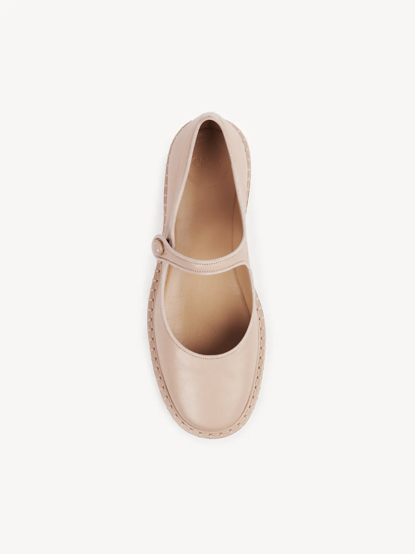 Ballerines Et Escarpins-Chloé Ballerines Mary Jane Rubie Powder