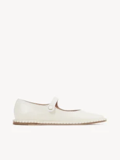 Ballerines Et Escarpins-Chloé Ballerines Mary Jane Rubie Cloudy White