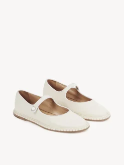 Ballerines Et Escarpins-Chloé Ballerines Mary Jane Rubie Cloudy White