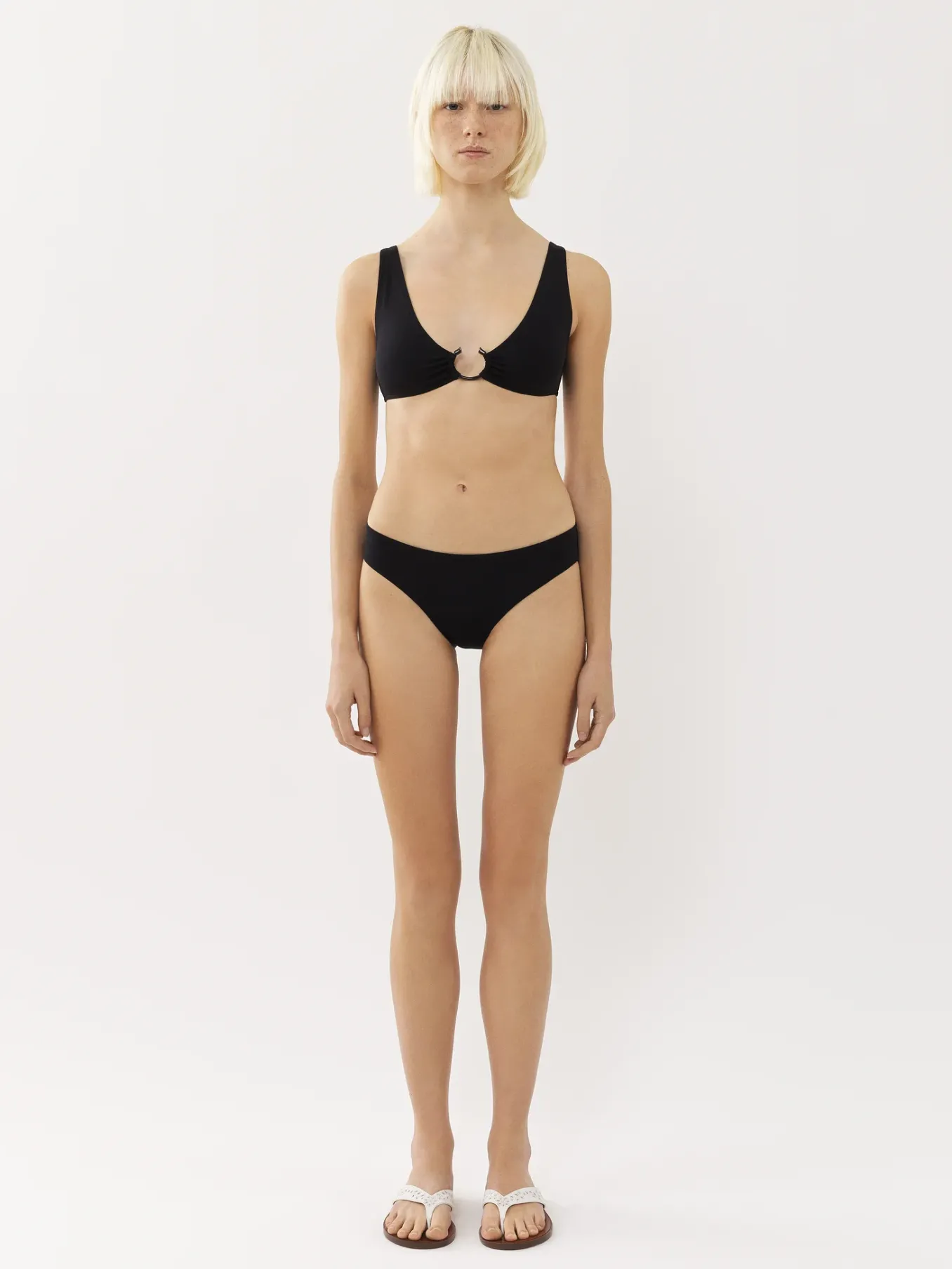 Tenues De Plage-Chloé Bas De Bikini Triangle Paraguay Chloe X Eres Noir