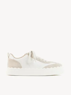 Baskets-Chloé Baskets Lauren White - Beige 1