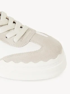 Baskets-Chloé Baskets Lauren White - Beige 1