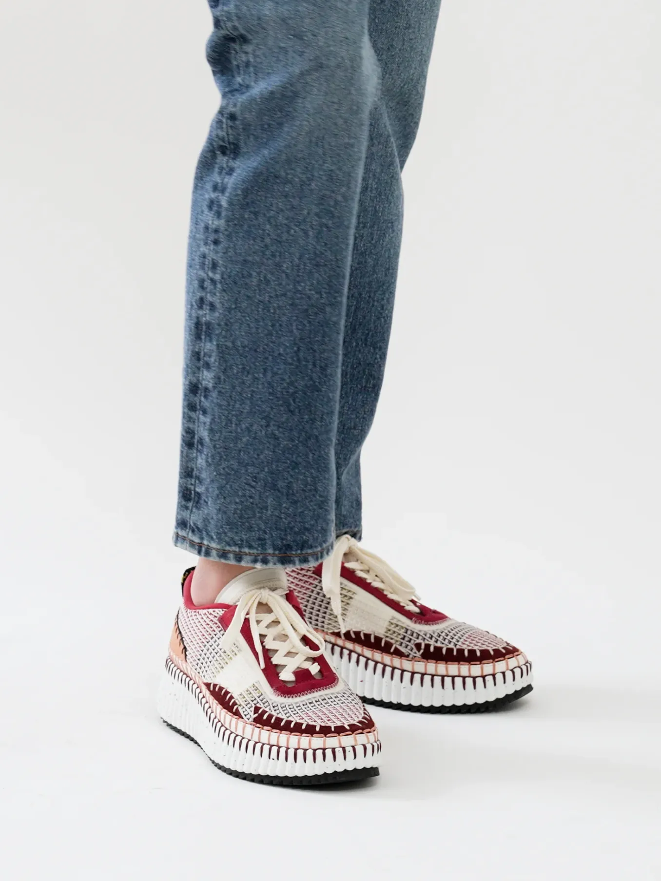 Baskets-Chloé Baskets Nama Dark Ruby