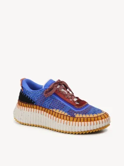 Baskets-Chloé Baskets Nama Abyssal Blue