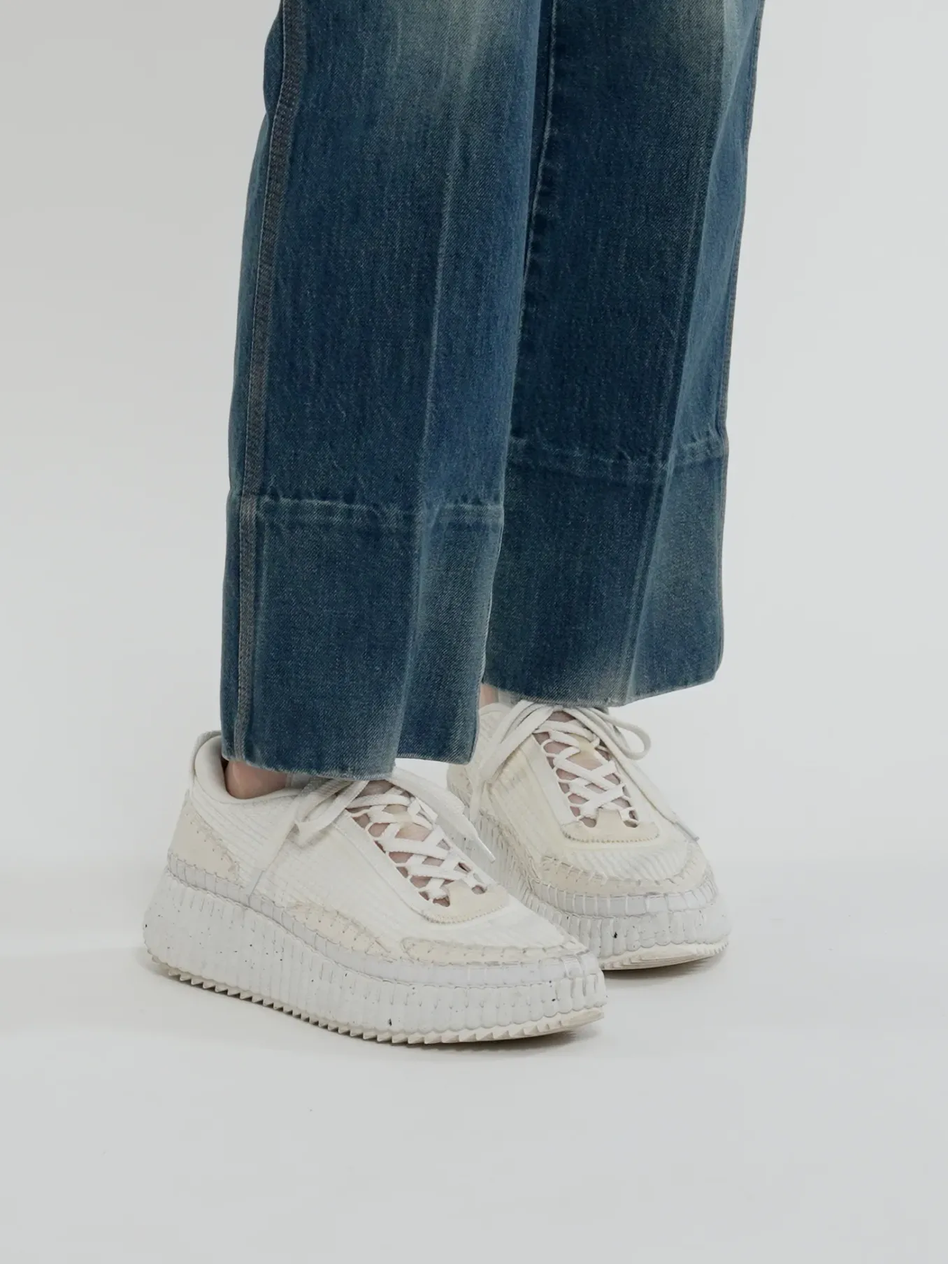 Baskets-Chloé Baskets Nama Blanc