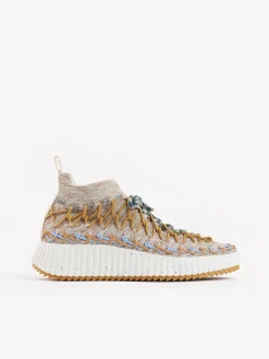 Baskets-Chloé Baskets Nama Beige - Blue 1