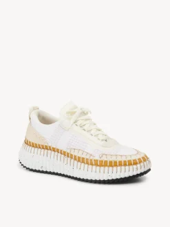 Baskets-Chloé Baskets Nama Soft White