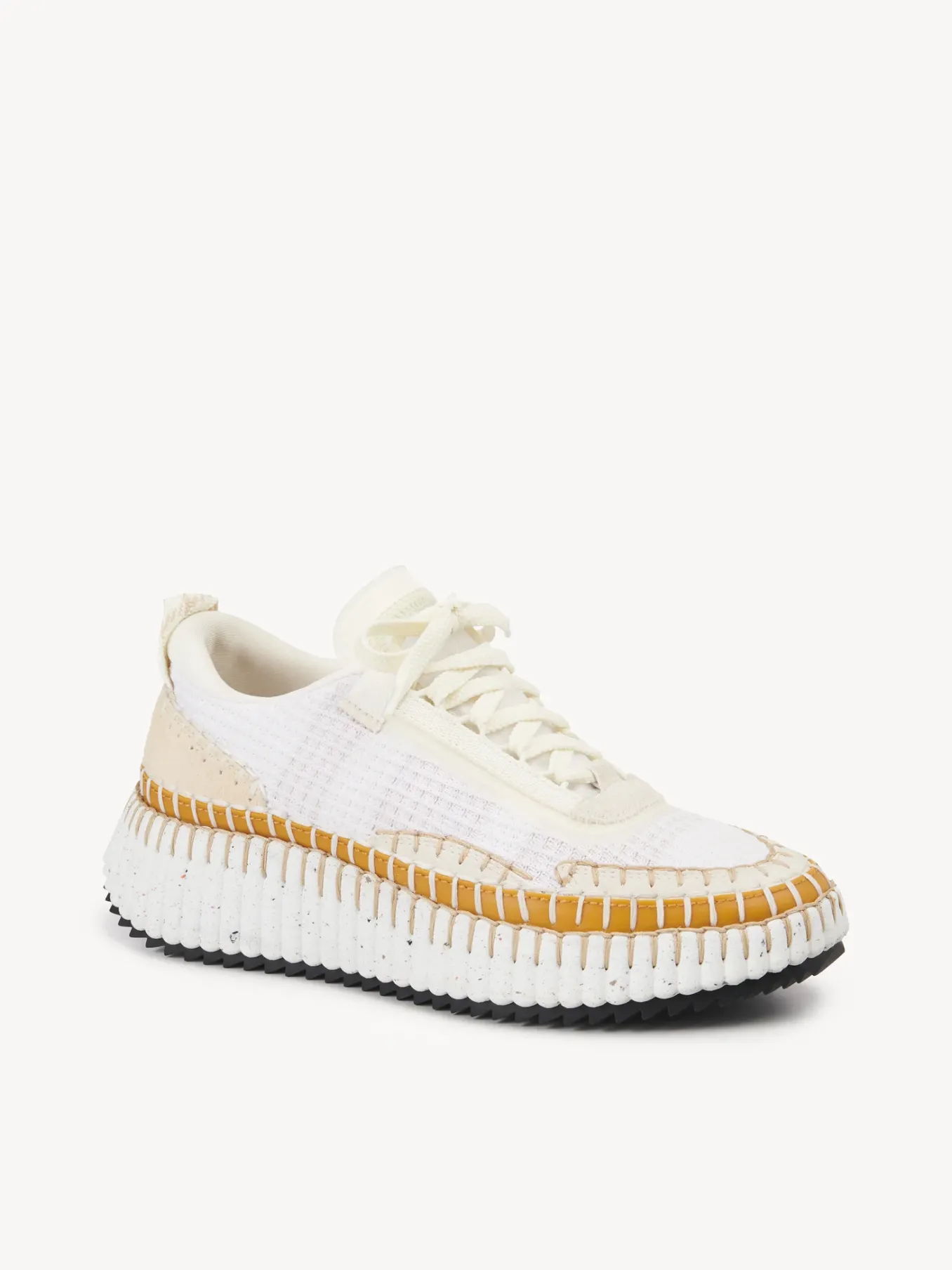 Baskets-Chloé Baskets Nama Soft White