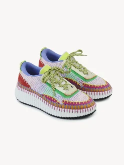 Baskets-Chloé Baskets Nama Multicolor Red 1