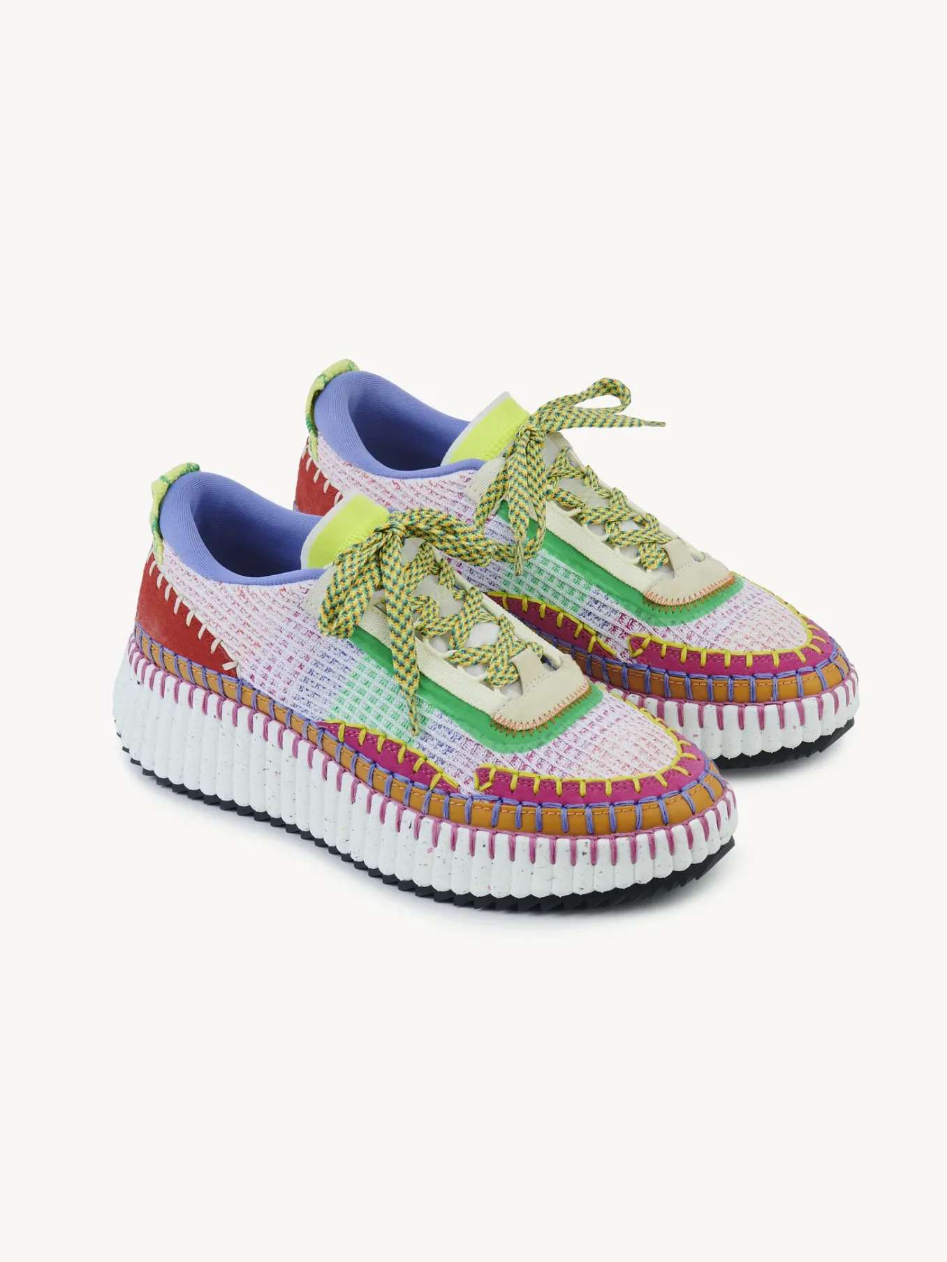 Baskets-Chloé Baskets Nama Multicolor Red 1