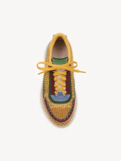 Baskets-Chloé Baskets Nama Multicolor Orange 1