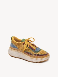Baskets-Chloé Baskets Nama Multicolor Orange 1