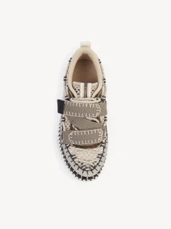 Baskets-Chloé Baskets Nama Nomad Beige