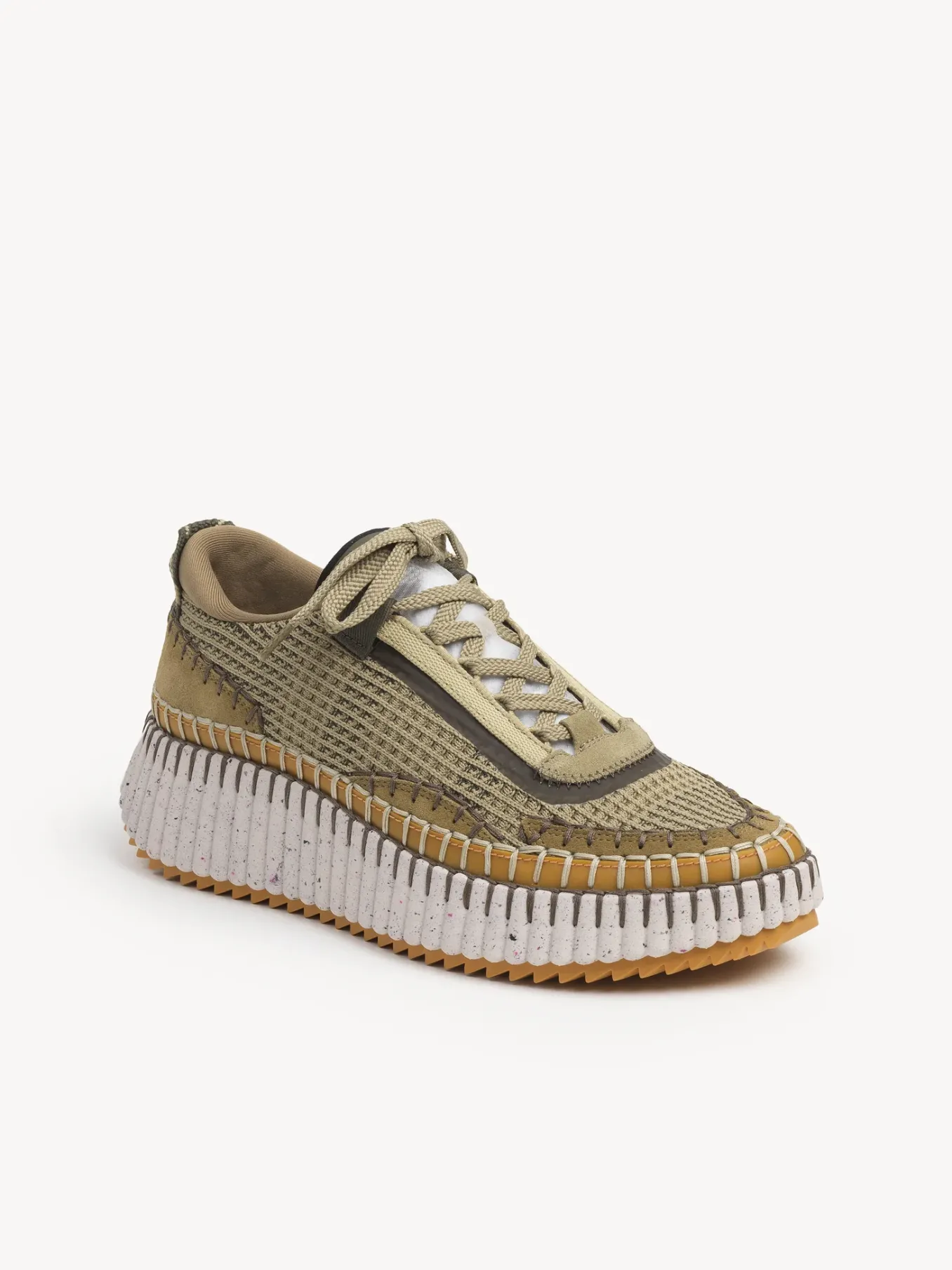 Baskets-Chloé Baskets Nama Slate Green