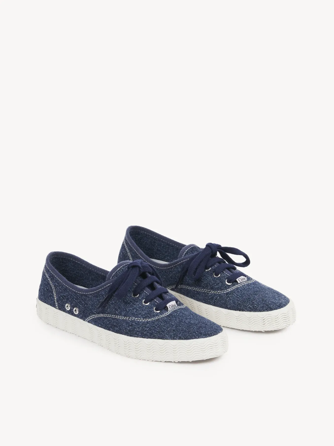 Denim-Chloé Baskets Robyn Denim