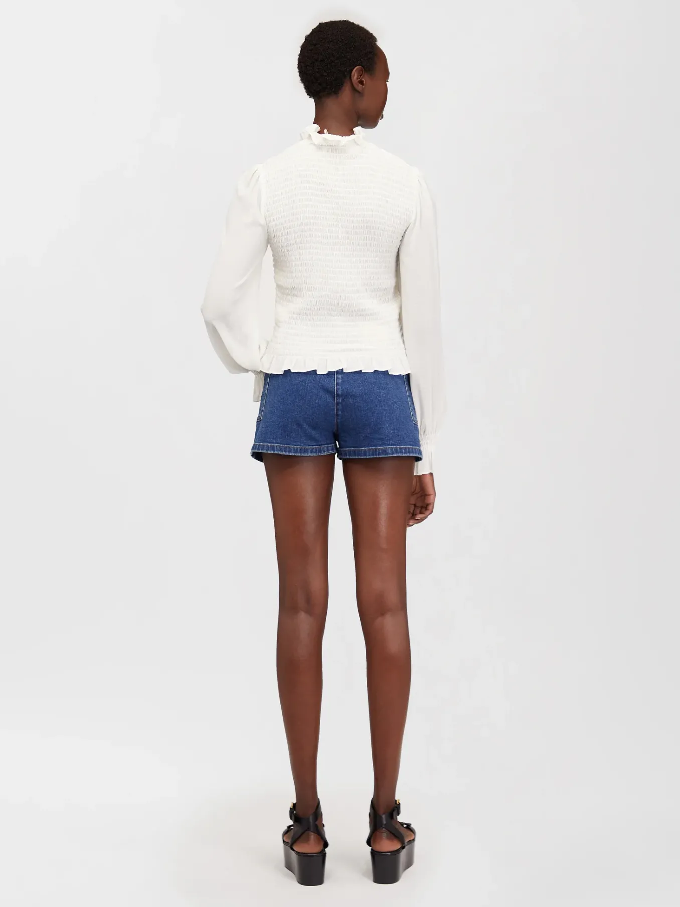 Vêtements-Chloé Blouse Victorienne Cloudy White