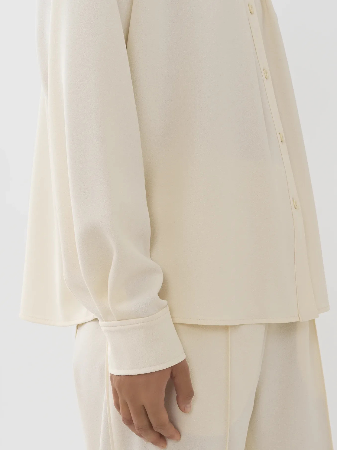 Vêtements-Chloé Blouse Volantee Light Ivory