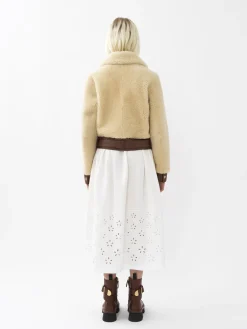 Vestes-Chloé Blouson Court Whisper White