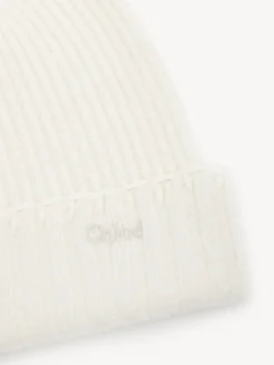 Chapeaux Et Gants-Chloé Bonnet Eden White