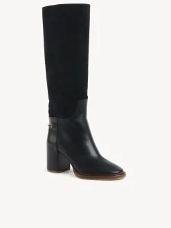 Bottes Et Bottines-Chloé Bottes A Talon Edith Noir