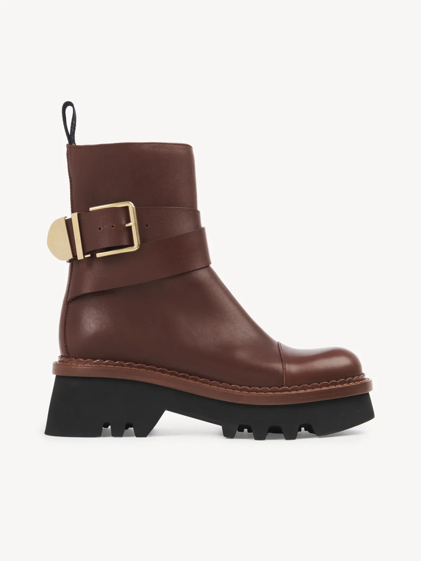 Bottes Et Bottines-Chloé Bottines A Boucle Owena Brunet Brown