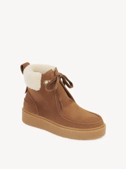 Bottes Et Bottines-Chloé Bottines A Lacets Jille Tan - Chocolate - Tobacco