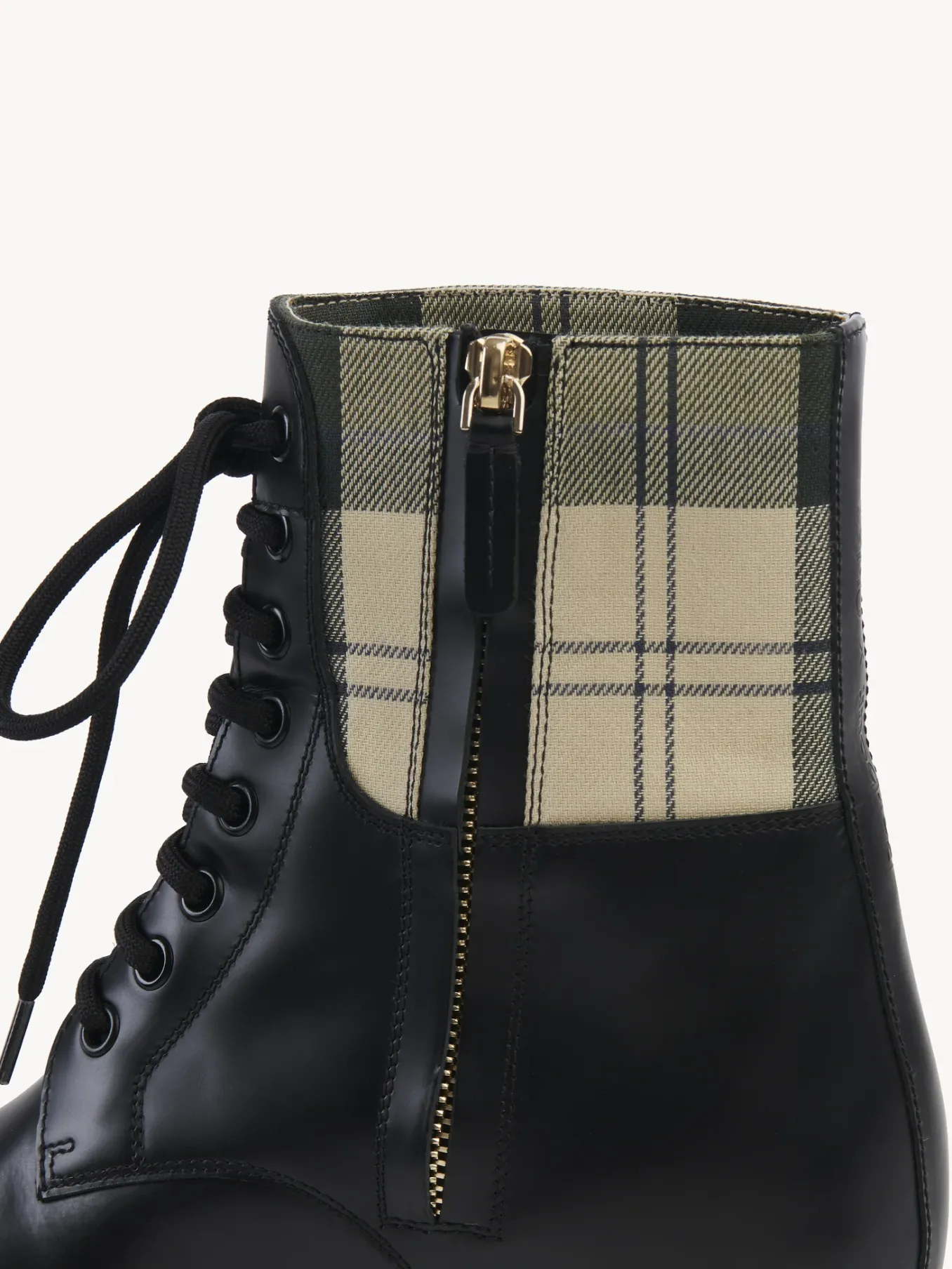 Bottes Et Bottines-Chloé Bottines A Lacets Noua Barbour Pour Chloe Noir