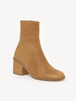 Bottes Et Bottines-Chloé Bottines A Talon Meganne Quiet Brown