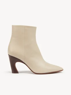 Bottes Et Bottines-Chloé Bottines A Talon Oli Pearly Grey