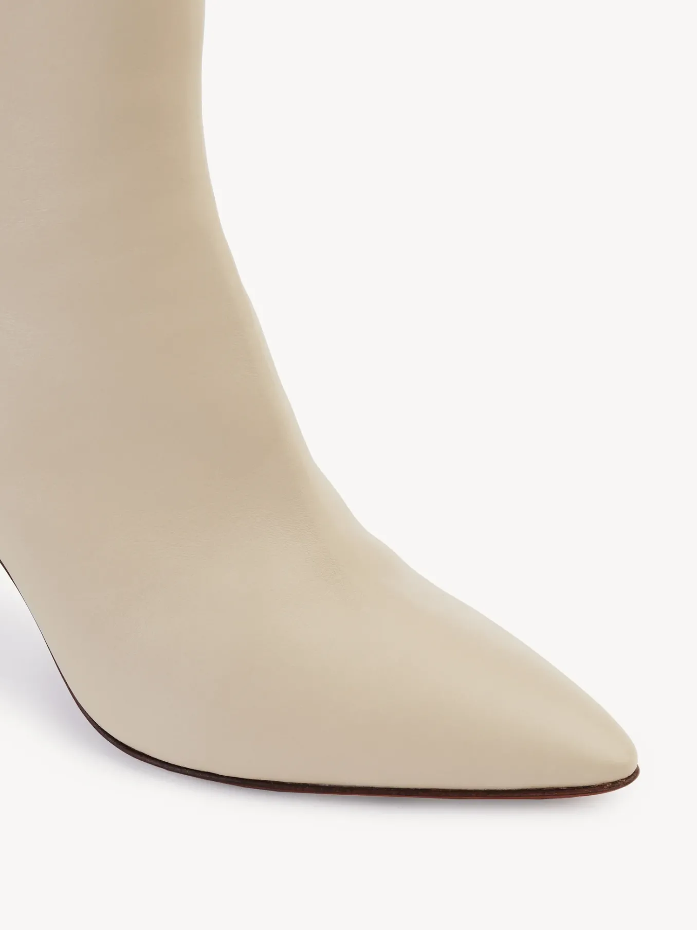Bottes Et Bottines-Chloé Bottines A Talon Oli Pearly Grey