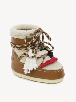 Bottes Et Bottines-Chloé Bottines Chloe X Moon Boot Luminous Ochre