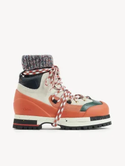 Bottes Et Bottines-Chloé Bottines De Randonnee Nikie Red - Green 1
