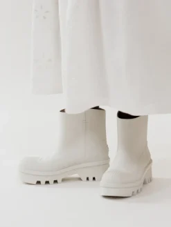 Bottes Et Bottines-Chloé Bottines Raina Blanc