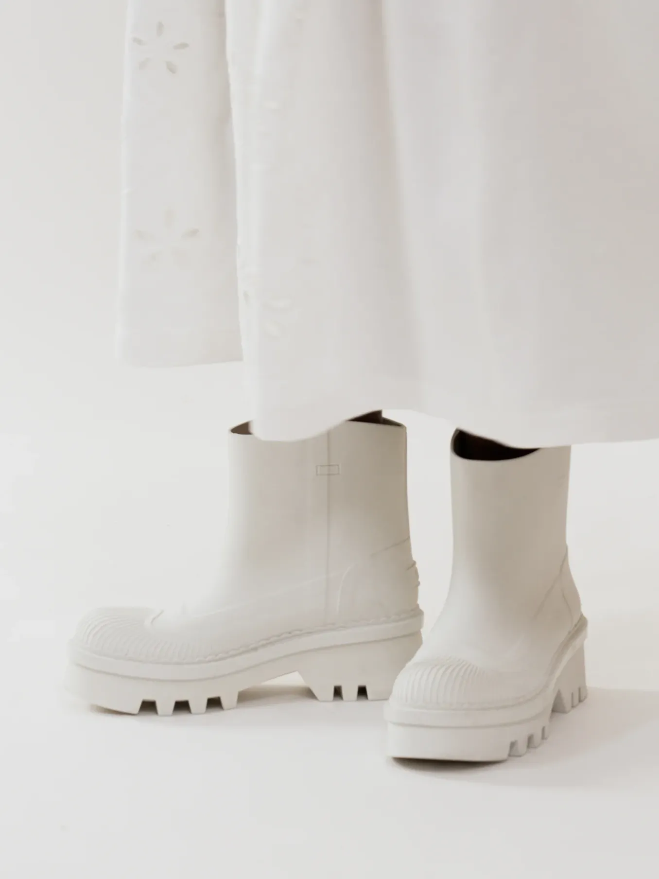 Bottes Et Bottines-Chloé Bottines Raina Blanc