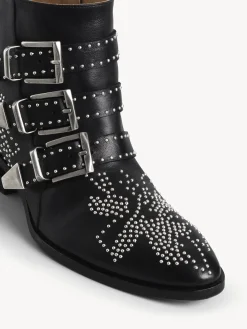 Bottes Et Bottines-Chloé Bottines Susanna Black Silver