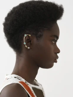 Bijoux-Chloé Boucle D'Oreille Chloe Zodiac Belier Multicolor 1