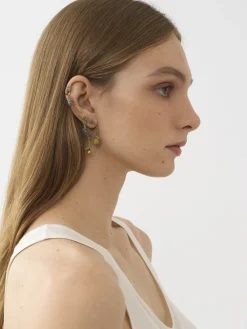 Bijoux-Chloé Boucle D'Oreille Chloe Zodiac Taureau Multicolor 2