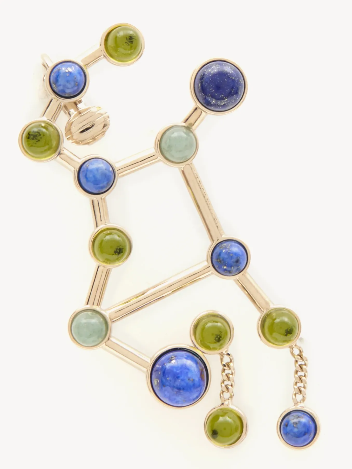 Bijoux-Chloé Boucle D'Oreille Chloe Zodiac Vierge Multicolor 6