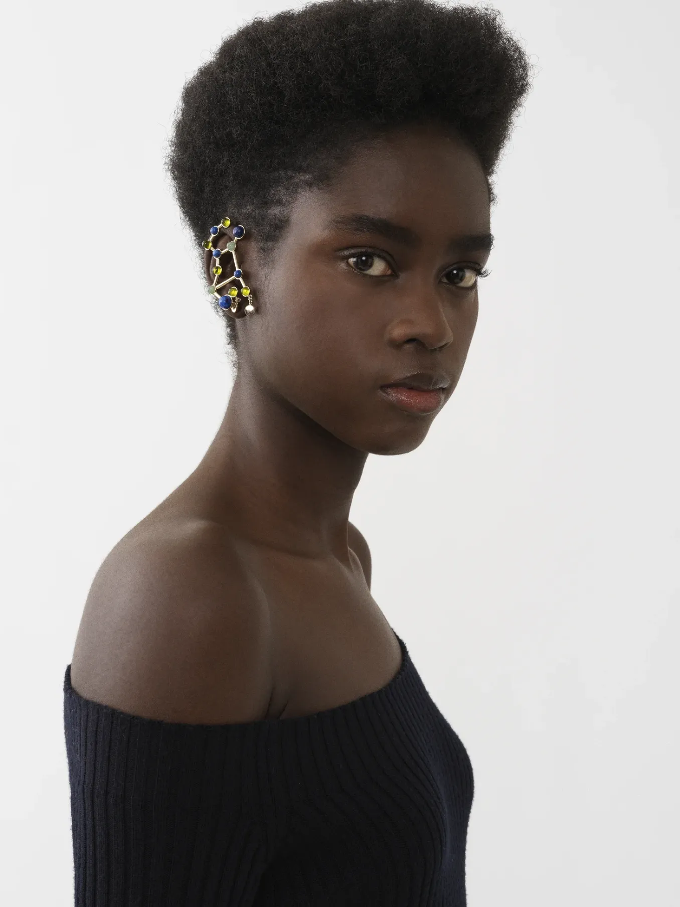 Bijoux-Chloé Boucle D'Oreille Chloe Zodiac Vierge Multicolor 6