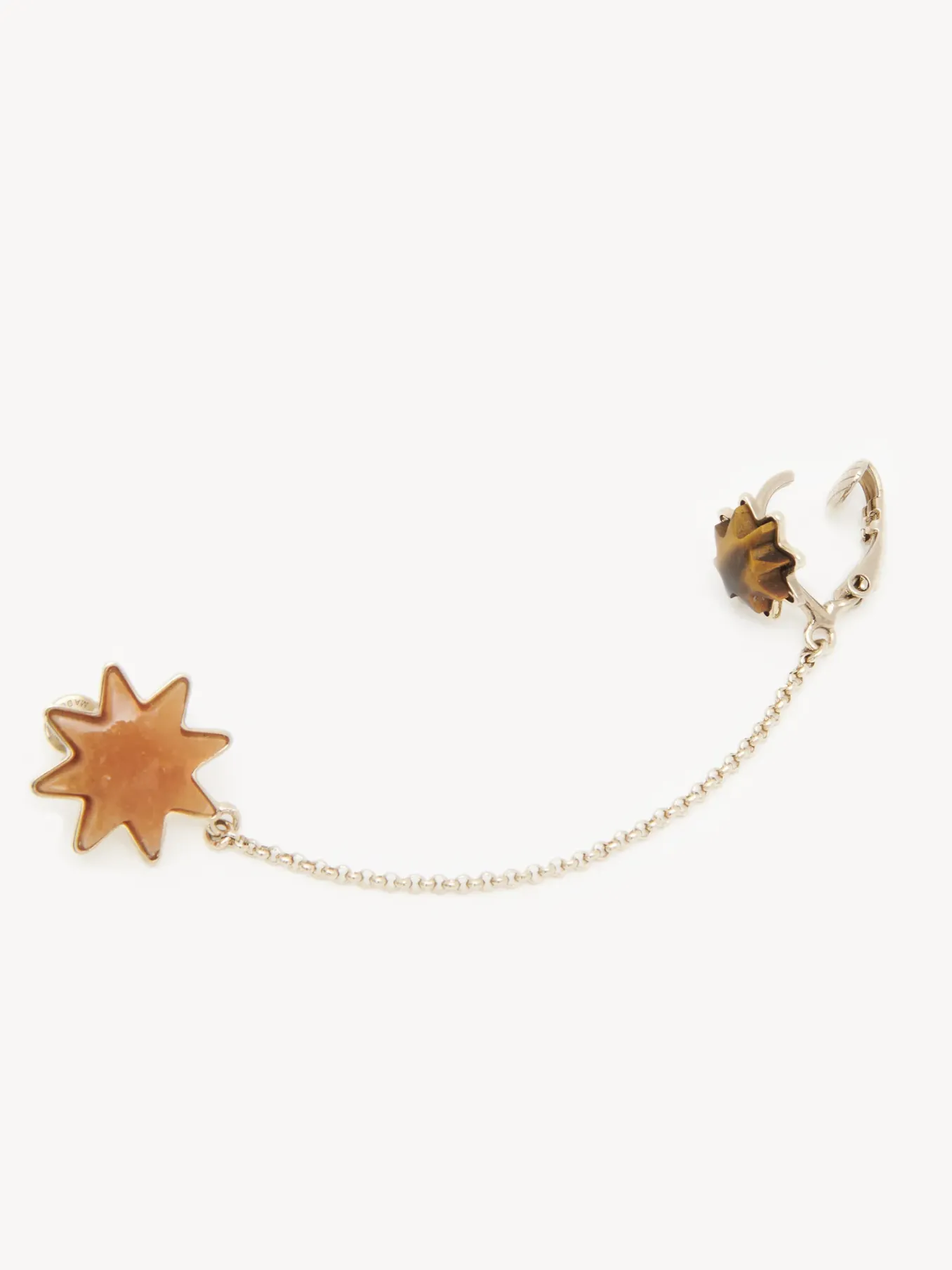 Bijoux-Chloé Boucle D'Oreille Oryon Red - Brown 1