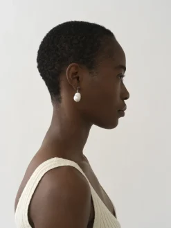 Bijoux-Chloé Boucles D'Oreilles Darcey White - Purple 1