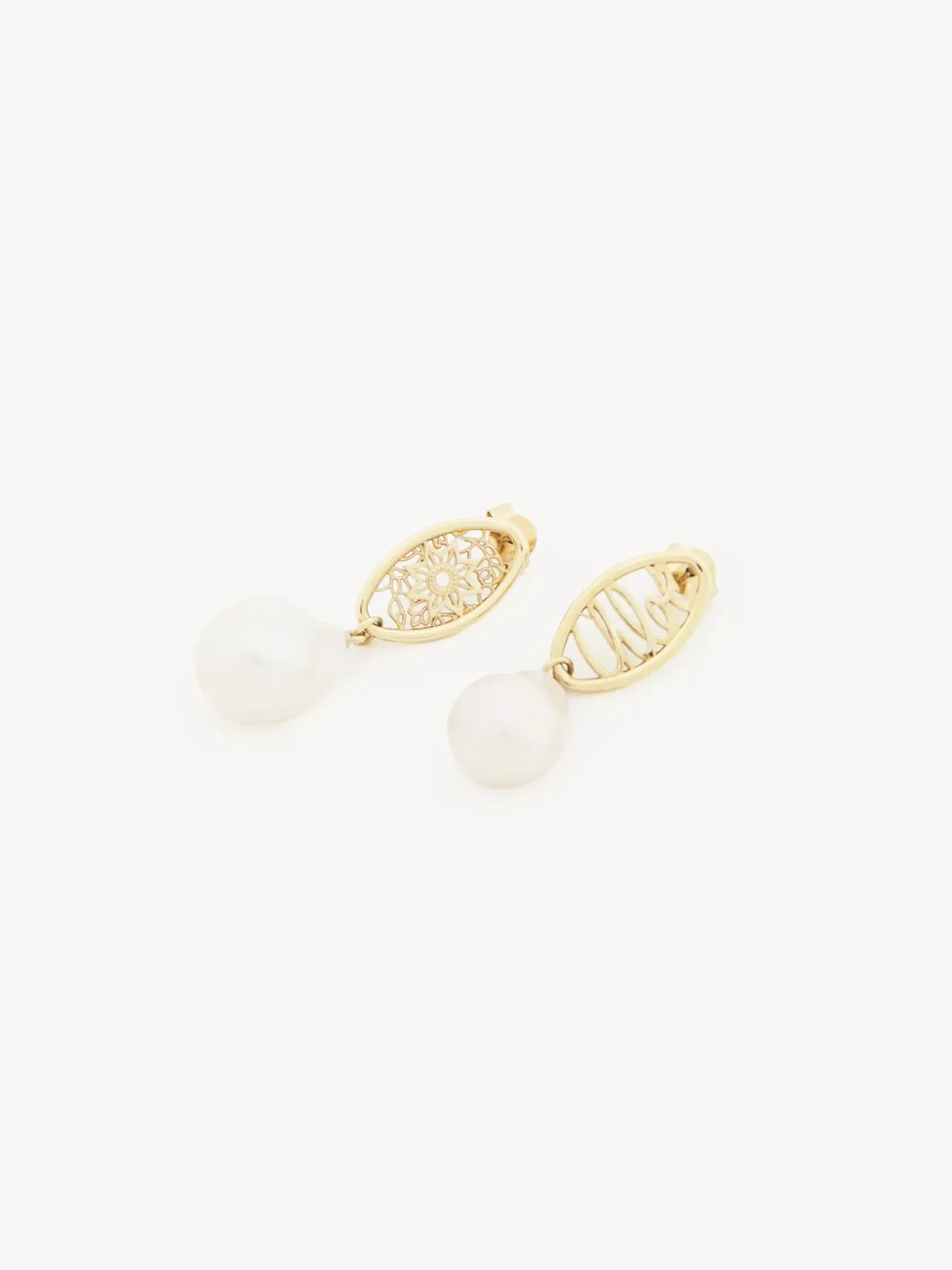 Bijoux-Chloé Boucles D'Oreilles Darcey Lace Pearl