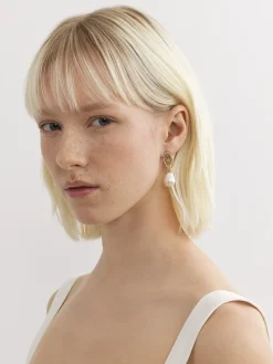 Bijoux-Chloé Boucles D'Oreilles Darcey Lace Pearl