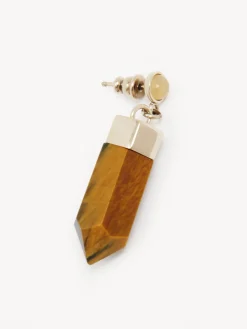 Bijoux-Chloé Boucles D'Oreilles Jemma Brown - Yellow 1