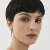 Bijoux-Chloé Boucles D'Oreilles Jemma Crystal White