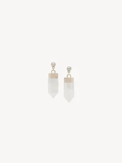 Bijoux-Chloé Boucles D'Oreilles Jemma Crystal White