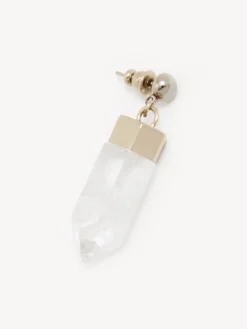 Bijoux-Chloé Boucles D'Oreilles Jemma Crystal White